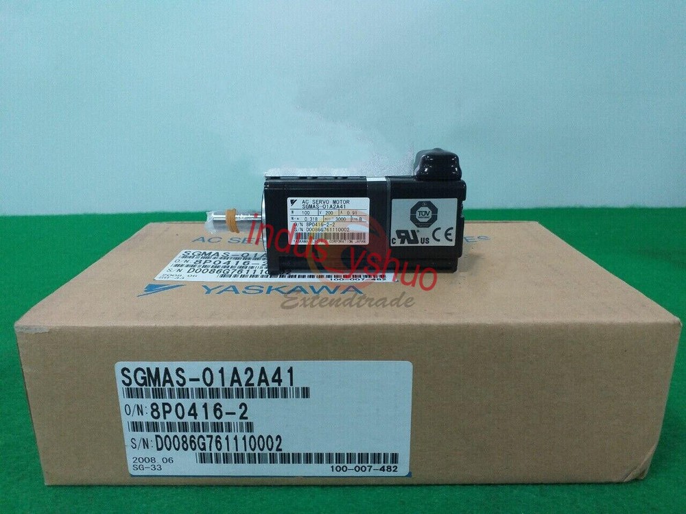 1Pc New Yaskawa Ac Servo Motor Sgmas-01A2A41