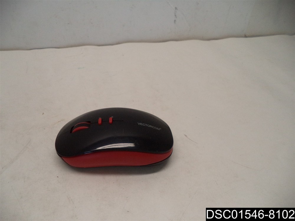Vectorcom TM-8900 Wireless Optical Mouse in Black and Red