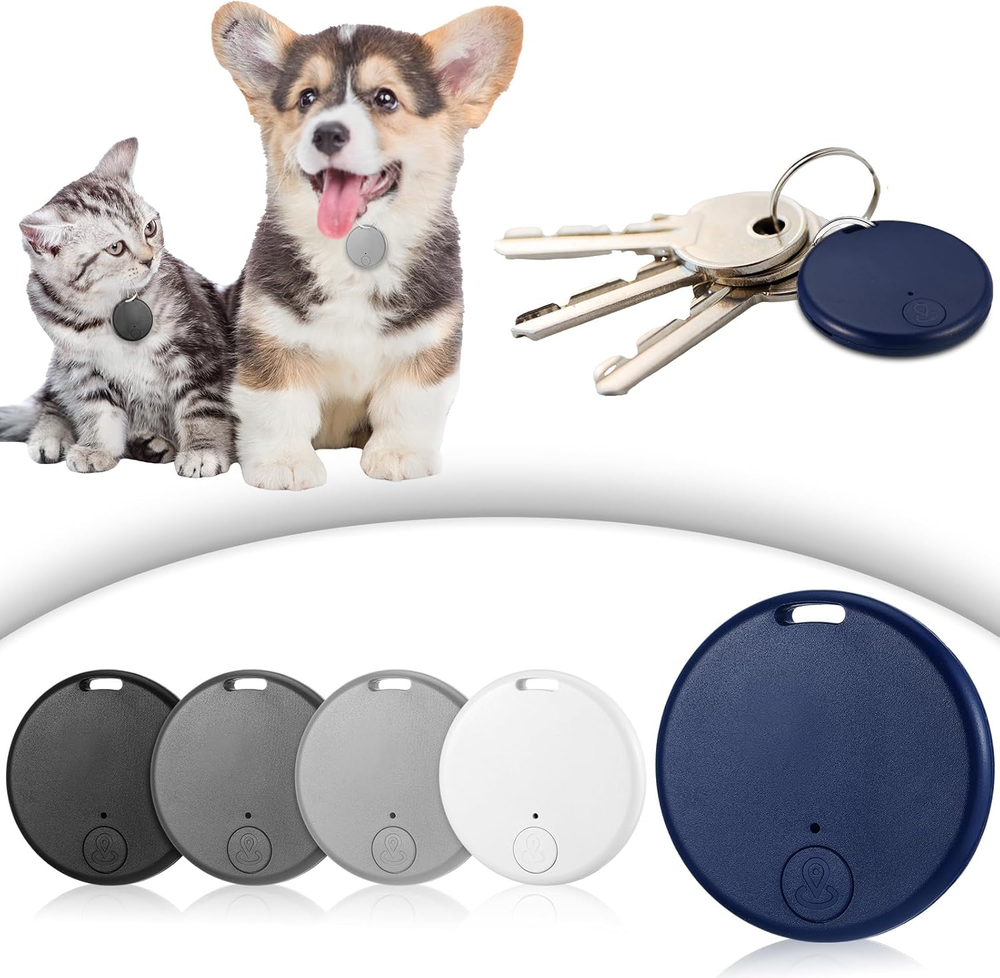 5-Pack Smart GPS Key Finder for Pets, Keys & Wallets – Anti-Loss Tracker