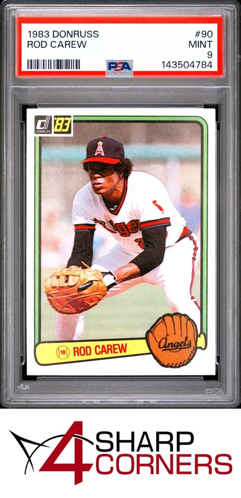 1983 Donruss #90 Rod Carew Angels Hof Psa 9Fulfilled by 4SC: eBay’s top consignment choice