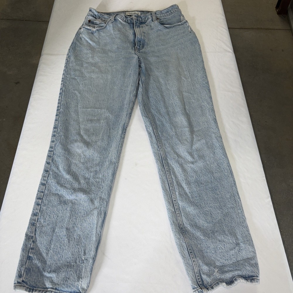 Abercrombie & Fitch Jeans Womens 32/14L 90s Straight Ultra High Rise Curve Love