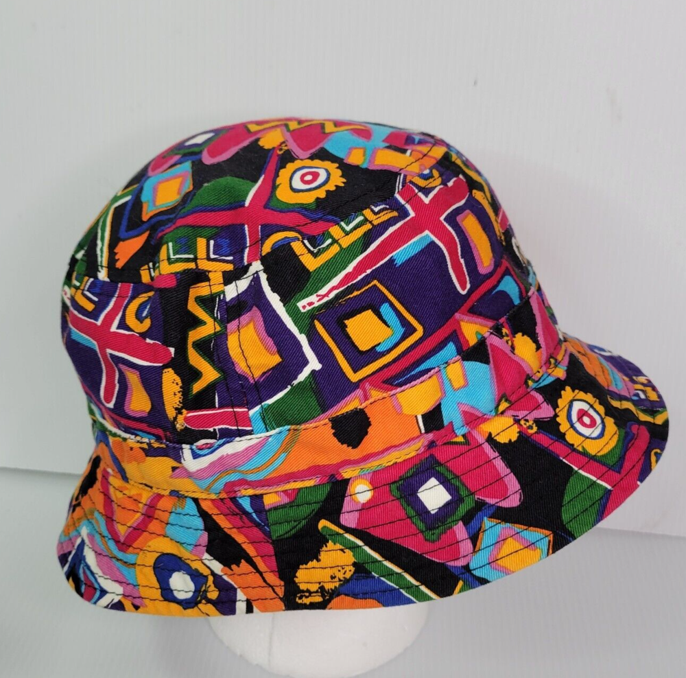 KBETHOS Abstract Graffiti Hip Hop Retro Bucket Boonie Hat 90s Fresh Prince Style  -image