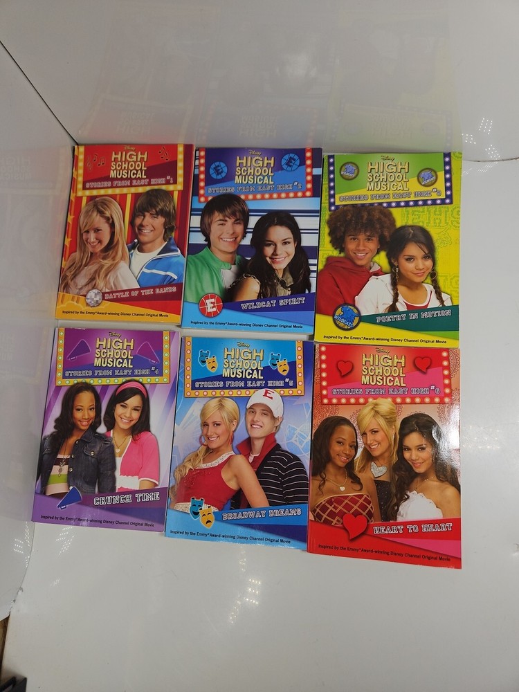 High School Musical Series Books Lot Stories From East High Book Movie Disney 6p