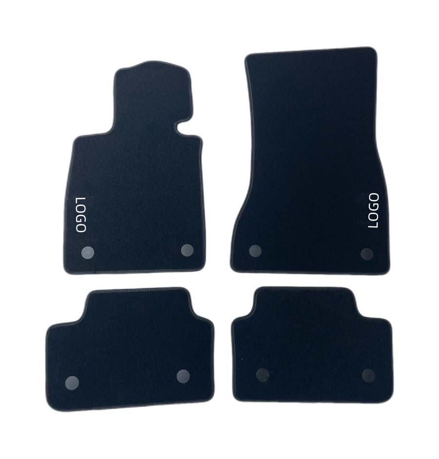 Fit BMW M2 2023-2024 original Velour Car Floor Mats Carpets Cargo Liners Luxury