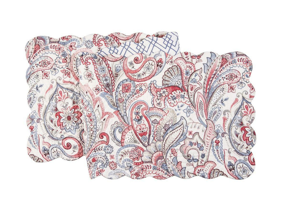 Claiborne Paisley Quilted Reversible 51