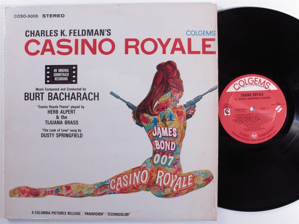CASINO ROYALE OST Burt Bacharach COLGEMS COSO-5005 LP VG+ stereo SHRINK c