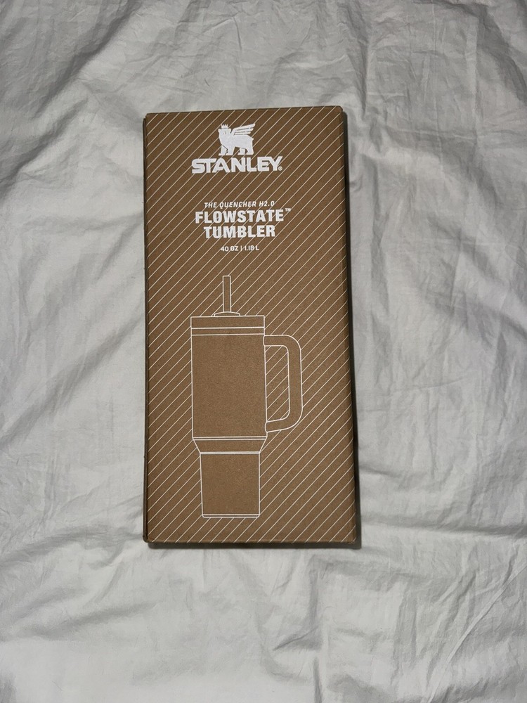 Stanley Quencher H2 0 FlowState 40oz Black Tumbler Included