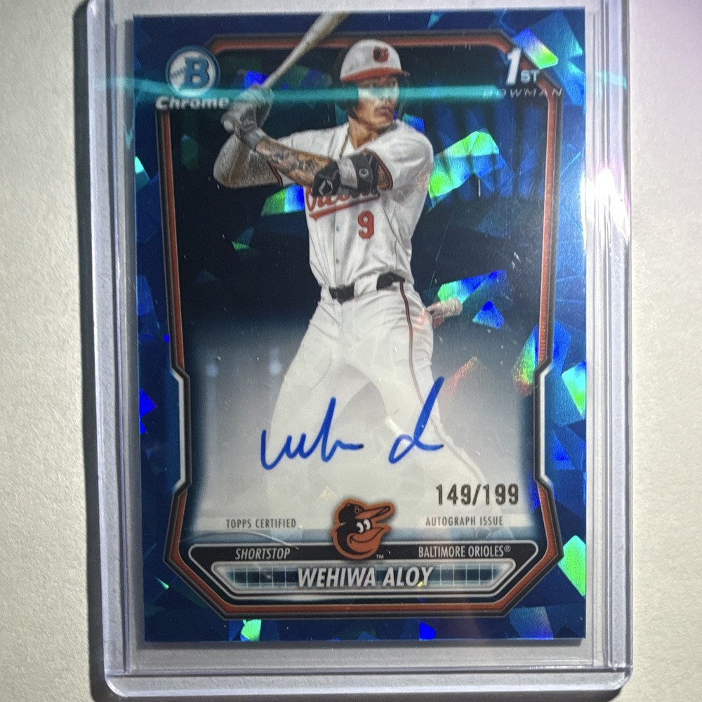 Topps 2026 Bowman Sapphire Wehiwa Aloy Orioles Prospect Auto /199 BSPA-WA
