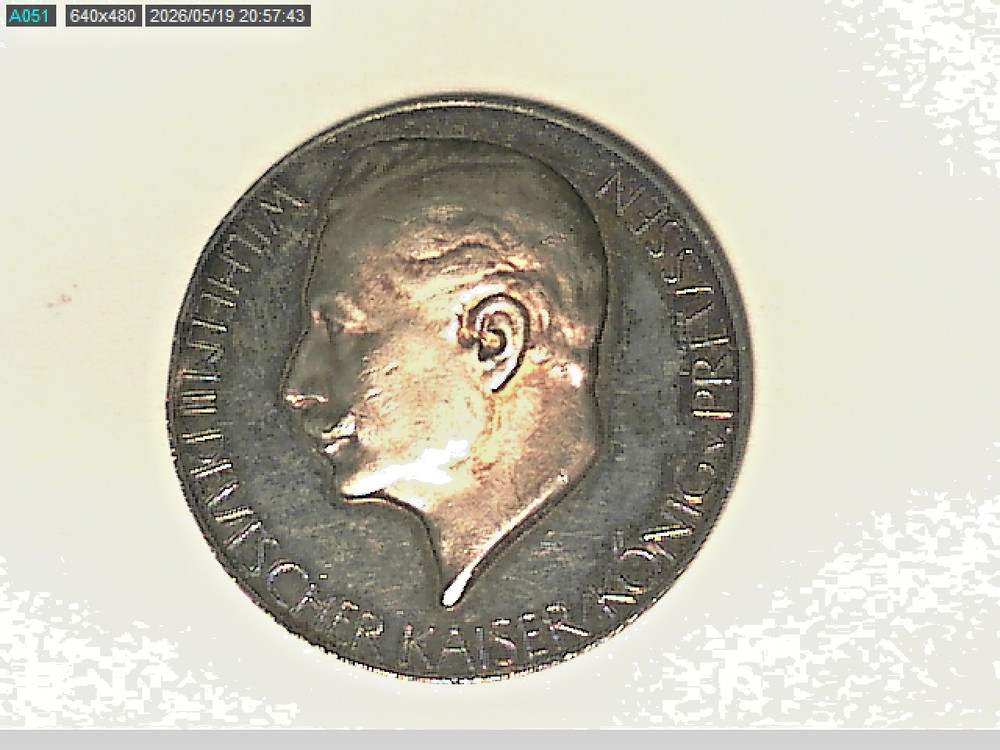 1914 Silver Medal, Germany, Kaiser Wilhelm Ii