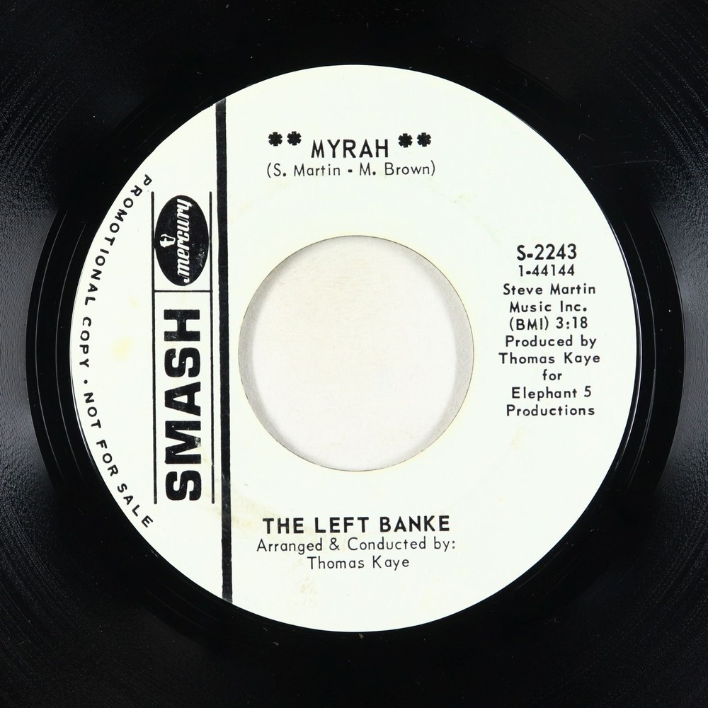 Psych Pop 45 - Left Banke - Myrah - Smash - OG promo!