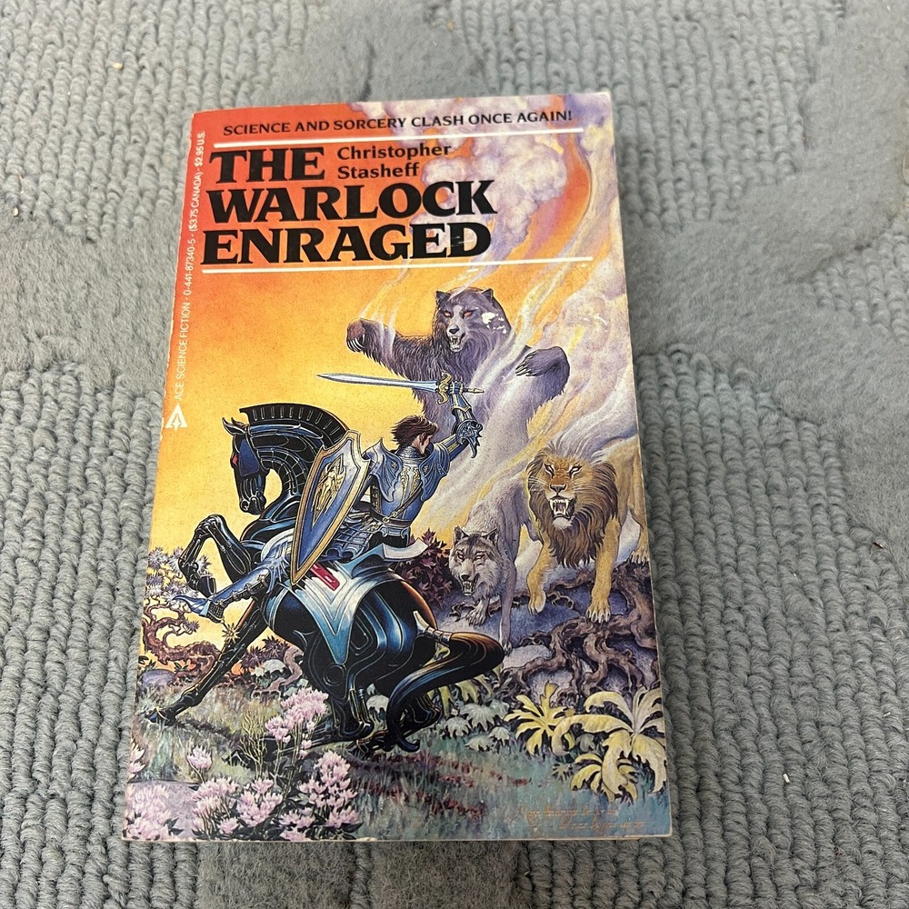 The Warlock Enraged Fantasy Paperback Book by Christopher Stasheff 1985