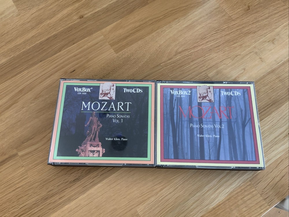 Mozart piano sonatas Vol 1 & 2 , Walter Klien
