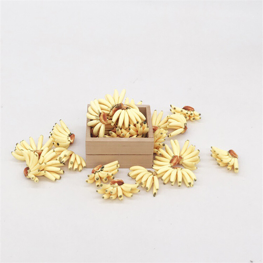 Decorative Banana Ornament Mini Fruit Craft Decoration Supplies Toy
