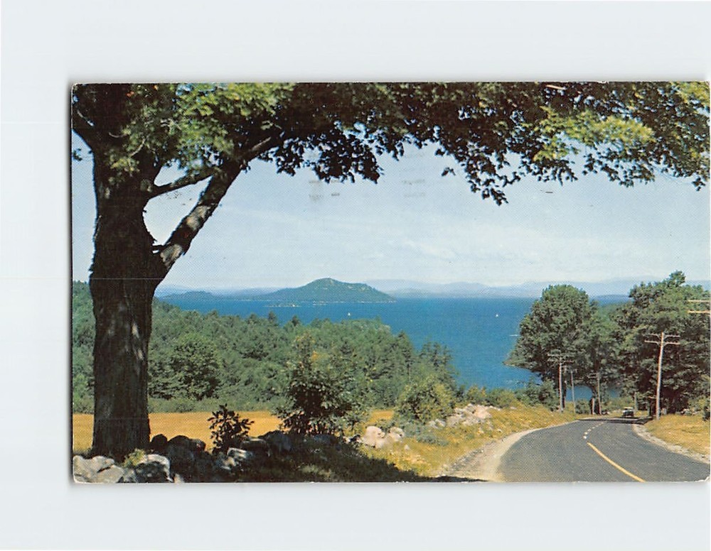 Postcard Lake Winnipesaukee New Hampshire USA