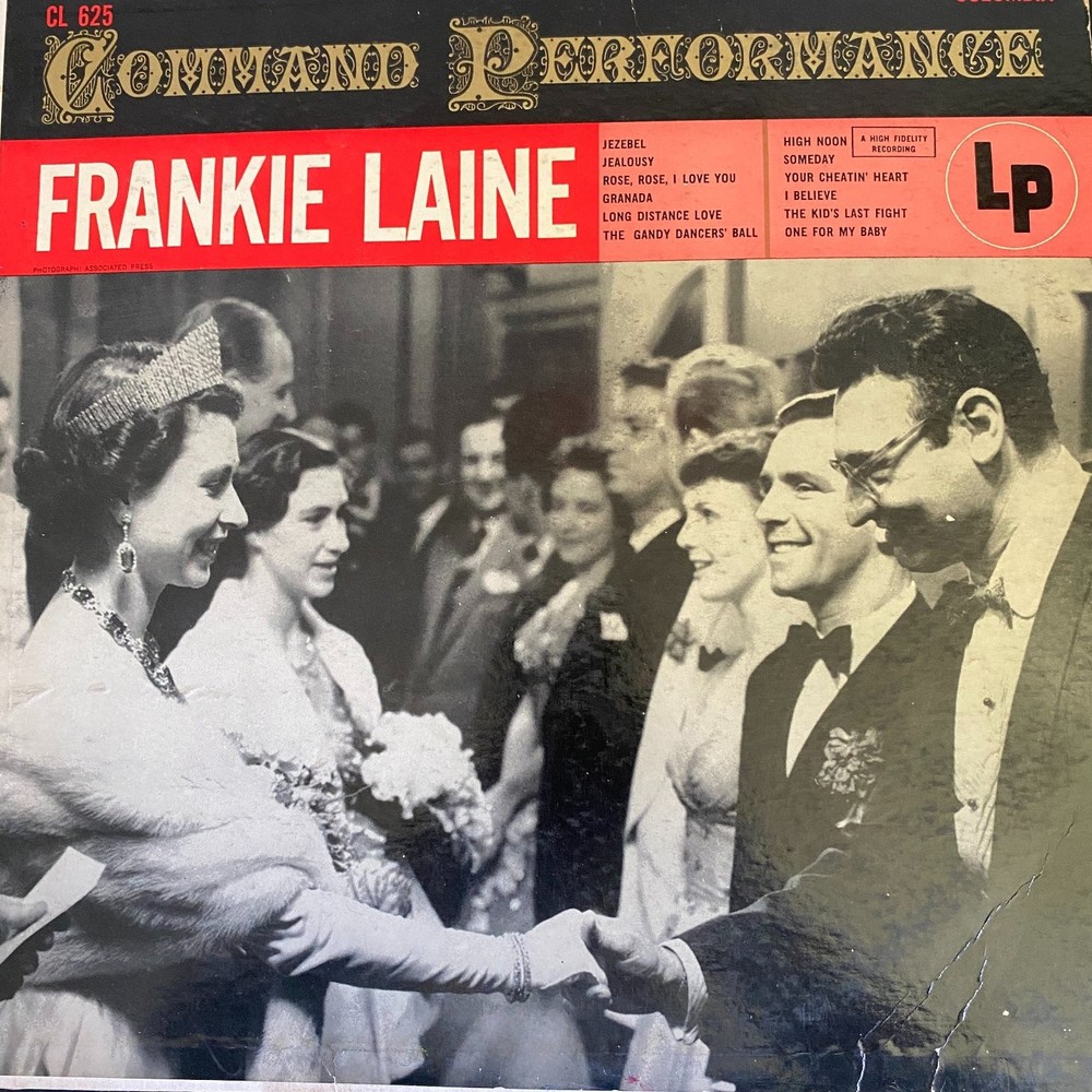 Frankie Laine – Command Performance LP Record Columbia Pop Vocal 33 RPM