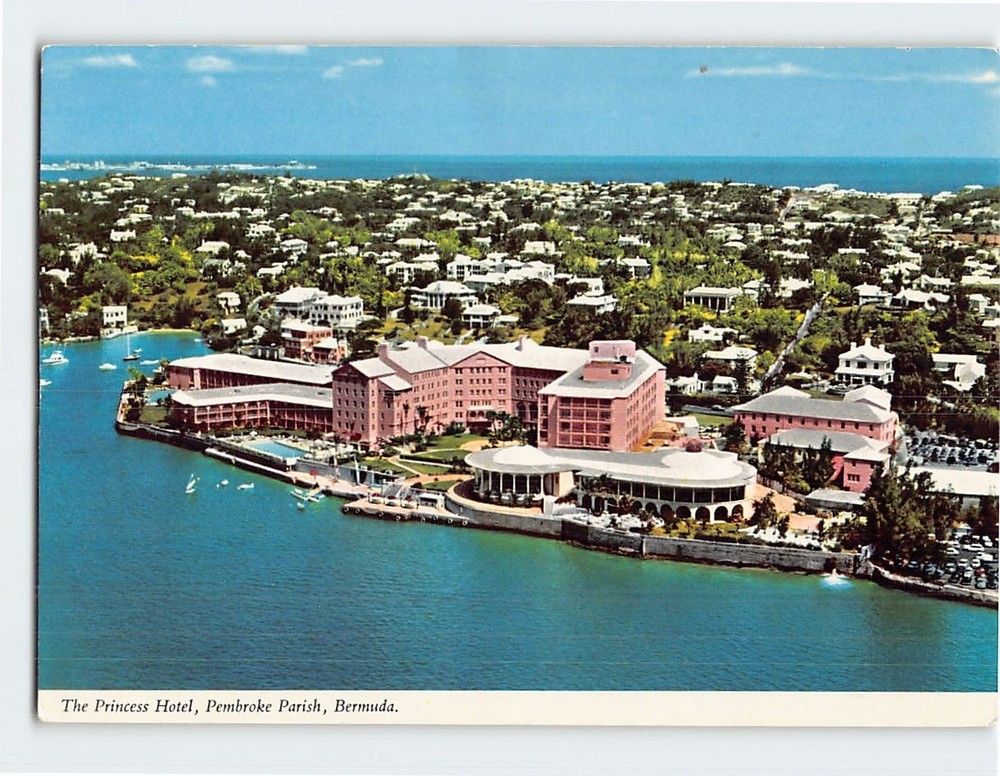 Postcard The Princess Hotel Pembroke Parish Bermuda British Overseas Territory