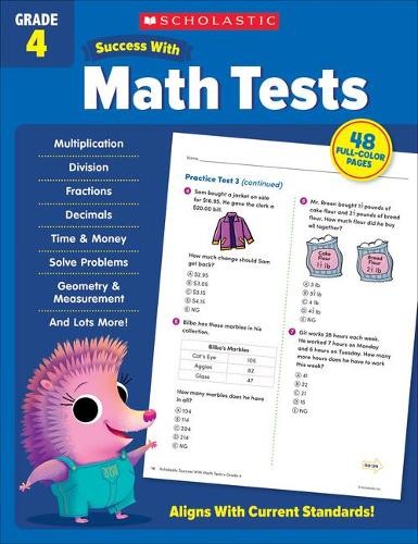 Scholastic Success with Math Tests Grade 4 Workbook (Paperback)Another great item from Rarewaves USA | Free delivery!