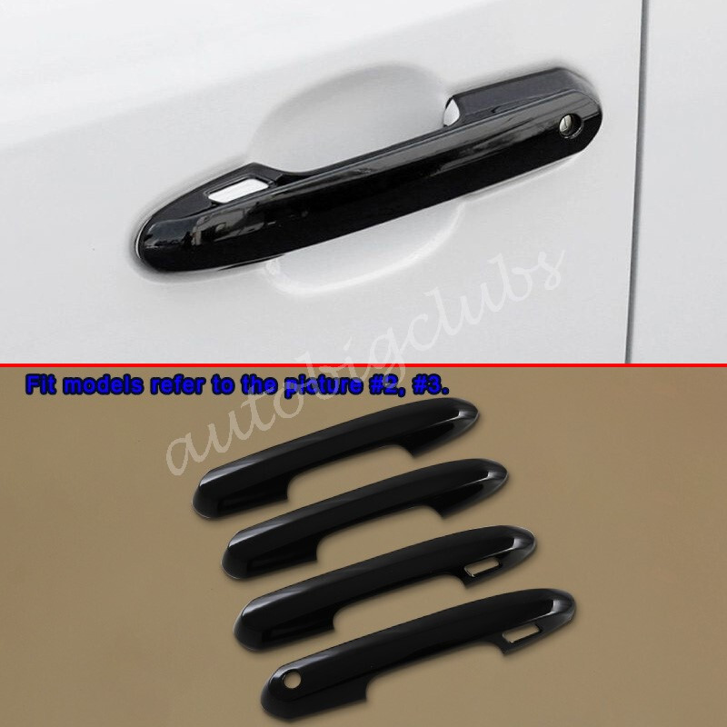 For Toyota Highlander 2020-2025 Black Exterior Door Handle Cover Trims Accessory