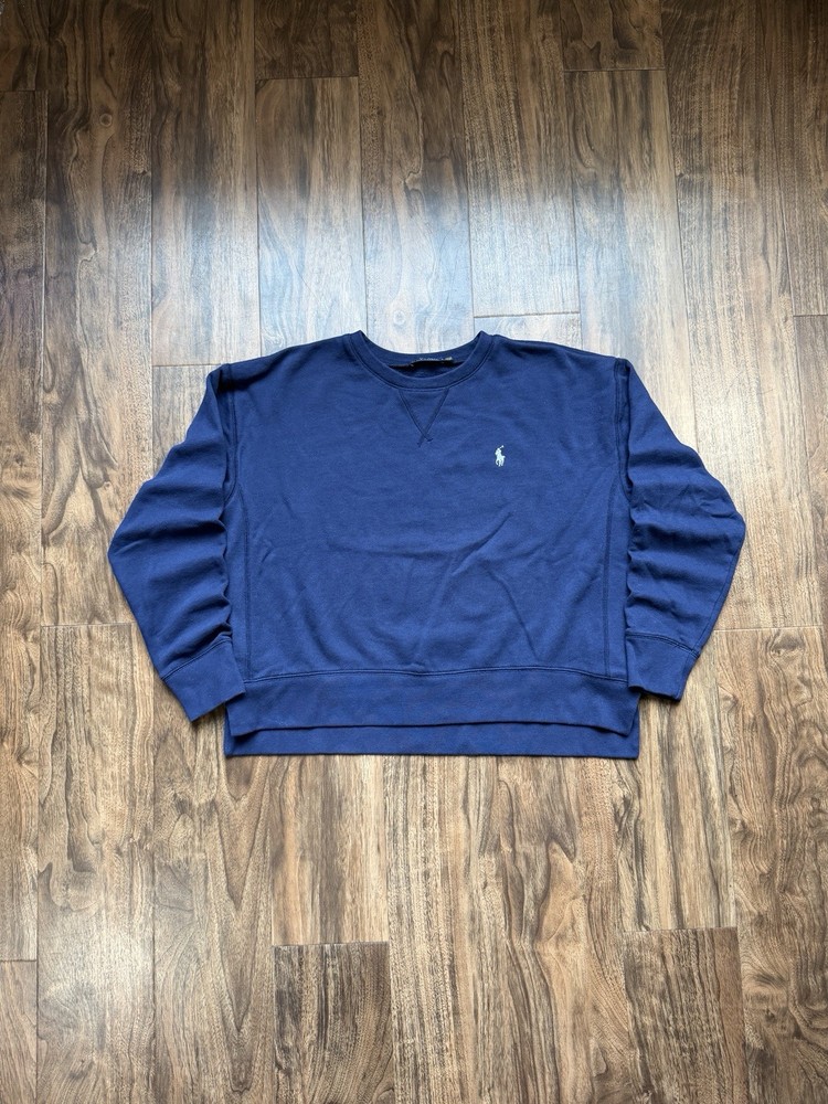 Polo Ralph Lauren Crewneck Sweatshirt Cropped Fit Womens Size Large