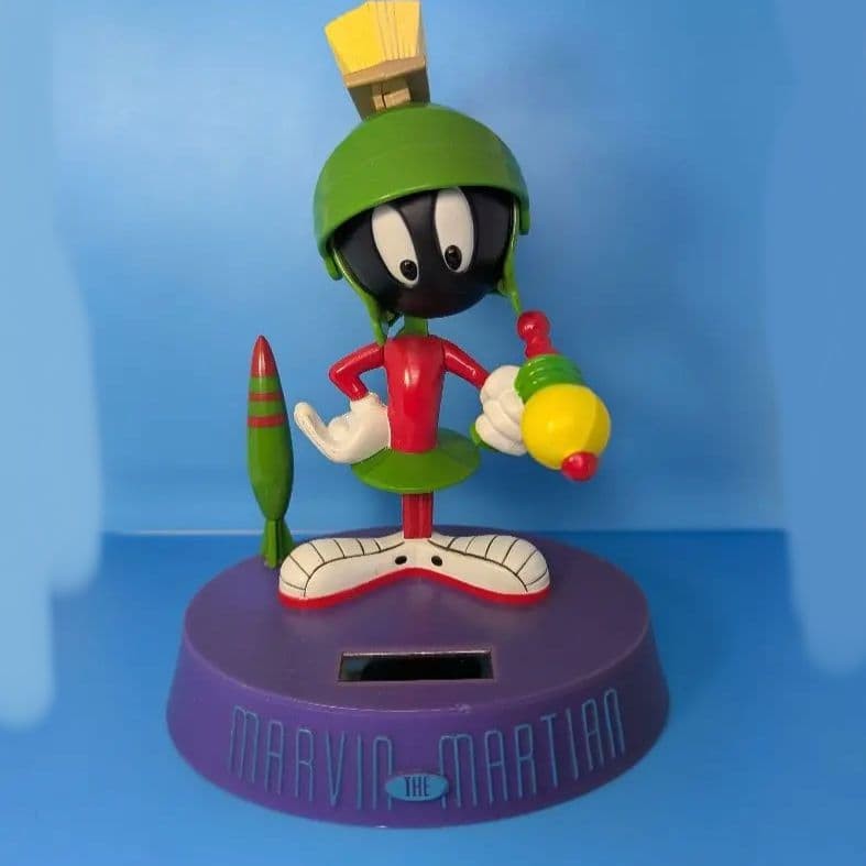 Looney Tunes Marvin the Martian Solar Panel Swing Figure #4e9bbe