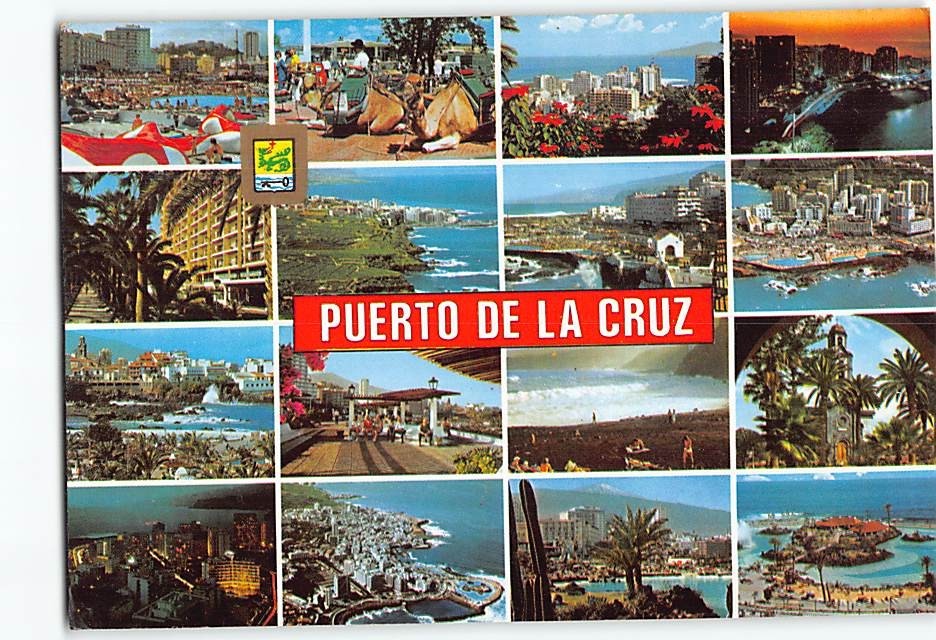 Postcard Scenes & Views Puerto de la Cruz Canary Islands  Spain