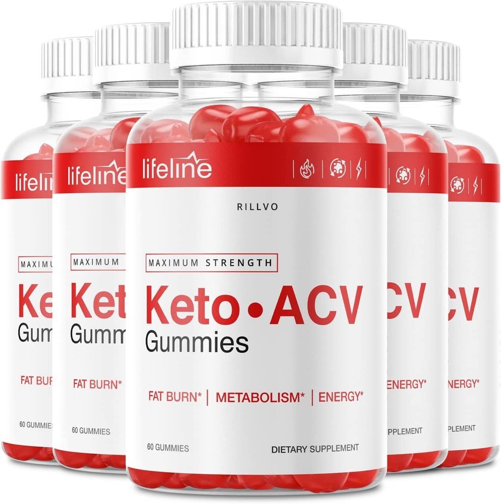 (5 Pack) Lifeline Keto Gummies - Advanced Formula Life Line Keto ACV Gummies...