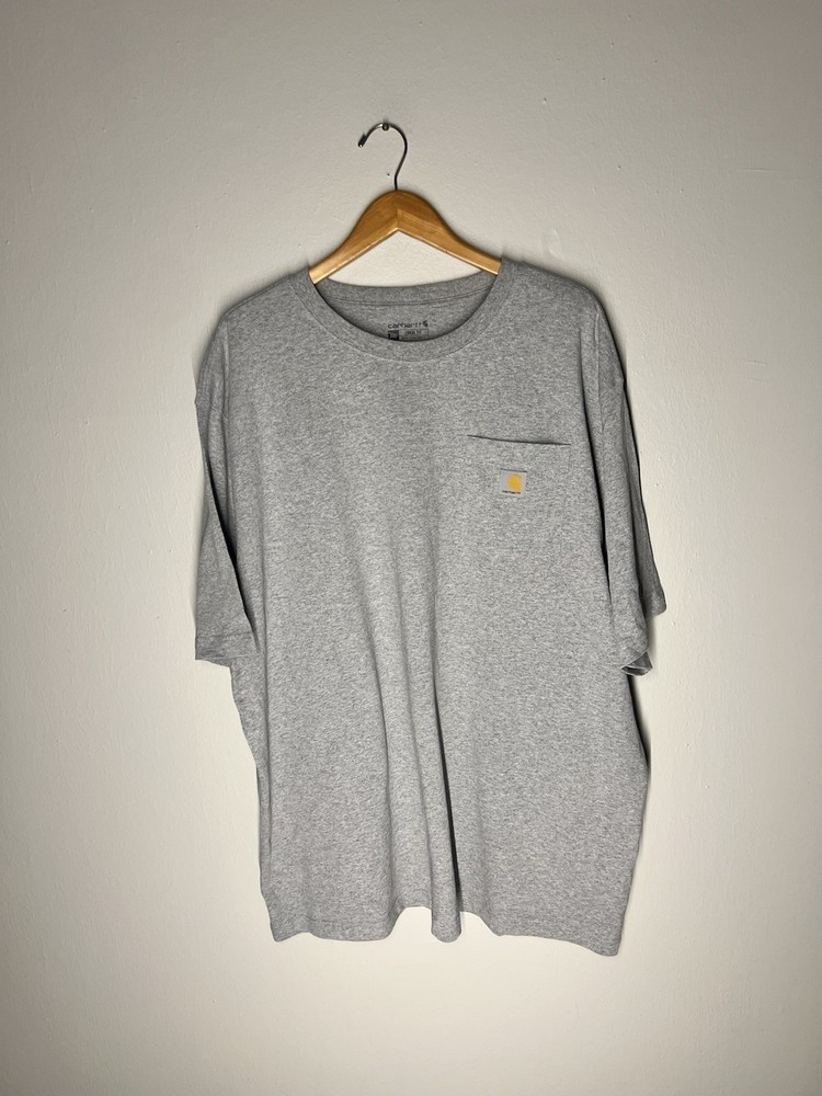 Vintage Y2K Carhartt Loose Fit Pocket T-Shirt 2XL – Gray Workwear Tee