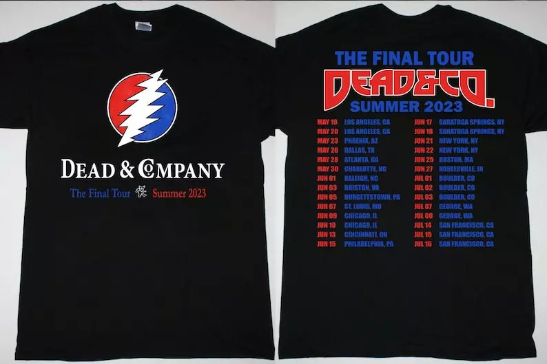 Dead and Company The Final 2023 Summer Tour T-Shirt