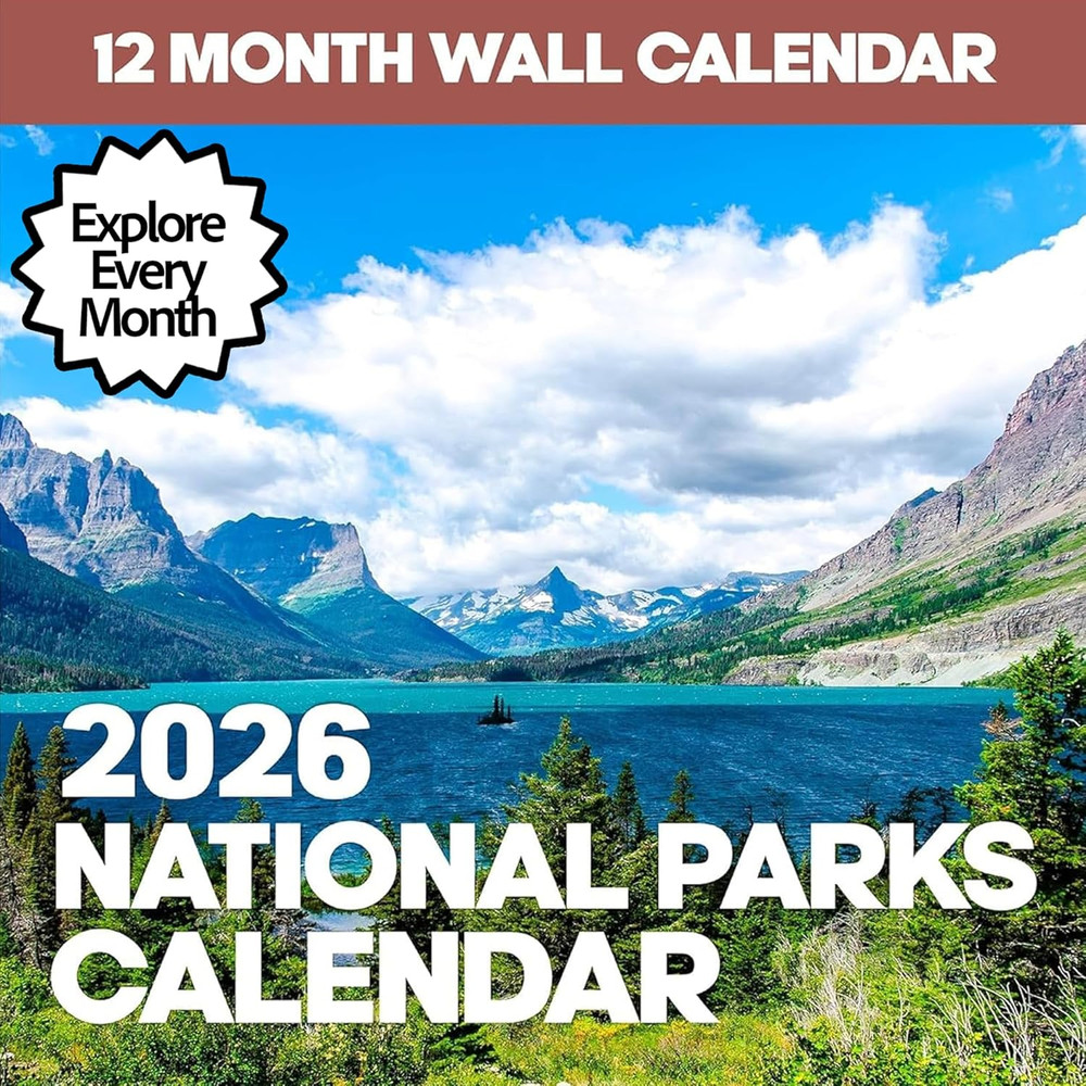 2026 National Parks Wall Calendar | Beautiful Outdoor Nature Landscapes Calendar