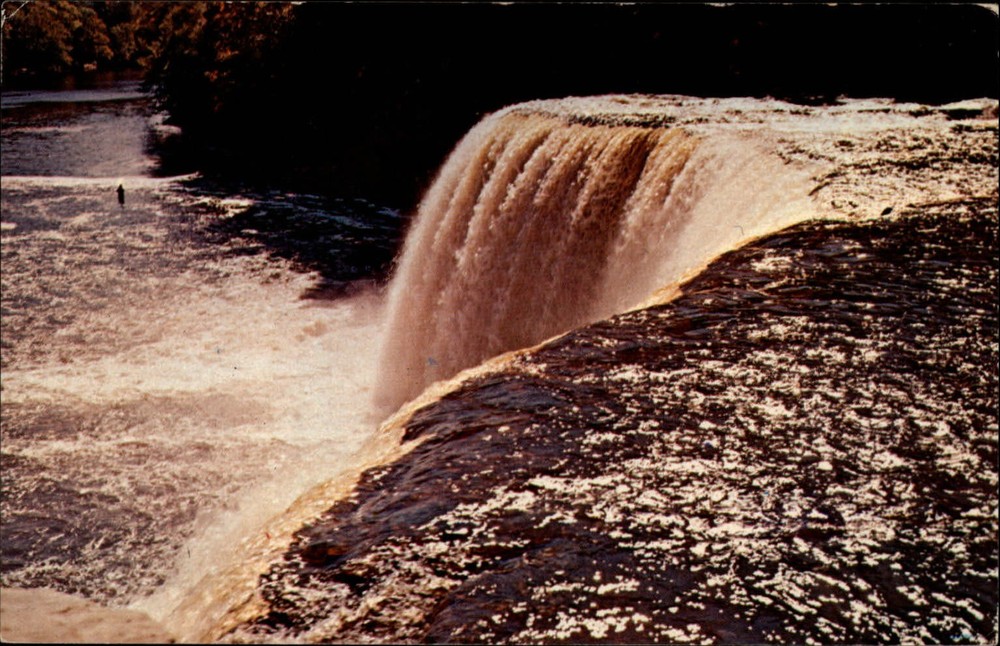 Michigan Upper Tahquamenon Falls Peninsula ~ 1981 postcard sku997