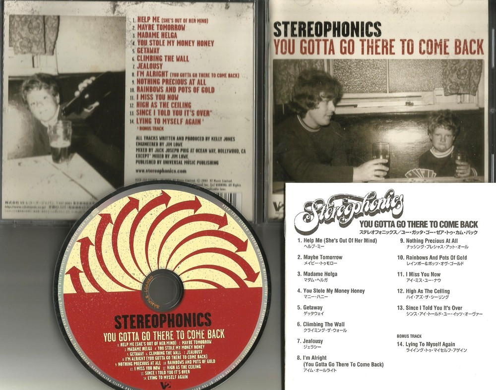 STEREOPHONICS You gotta Go BONUS UNRELEASE trk JAPAN PRESS PROMO CD USA Seller