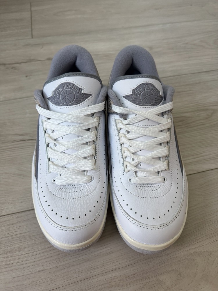 Nike Air Jordan Two Python Retro Sneakers Basketball Shoes Men Size 8.5 White