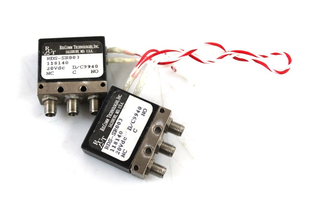 RelComm RDS-SR003 SPDT RF Coaxial Switch Relay SMA DC-18GHz 20VDC