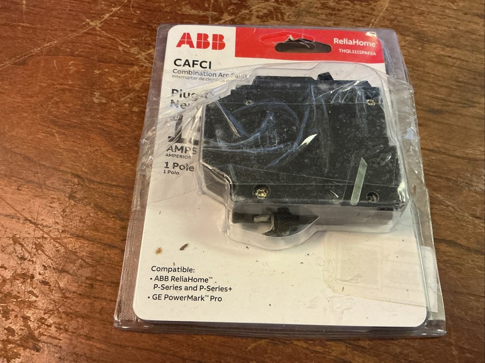 ABB THQL1115PAF2A 15A CAFCI Combination Arc Fault Circuit Interrupter (new)