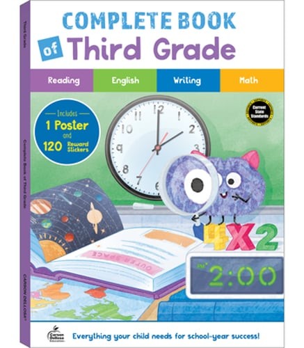 Complete Book of Third Grade by Carson Dellosa Education: Used
