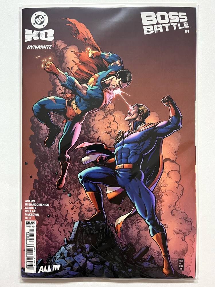 DC Comics DC K.O. Boss Battle #1 Homelander vs Superman Variant CVR B NM