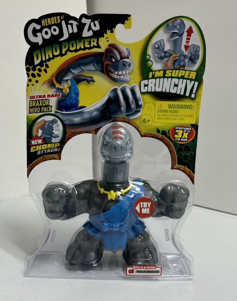 Heroes of Goo Jit Zu Braxor the Brachiosaurus Action Figure Ultra Rare NEW