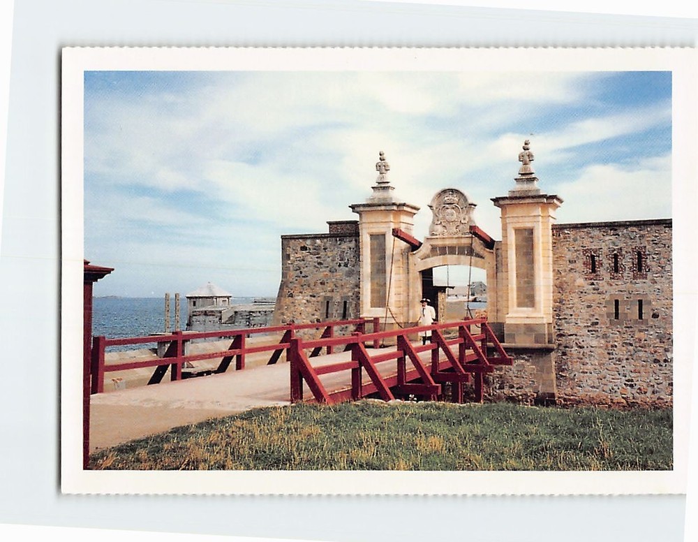 Postcard Fortress of Louisbourg Cape Breton Nova Scotia Canada