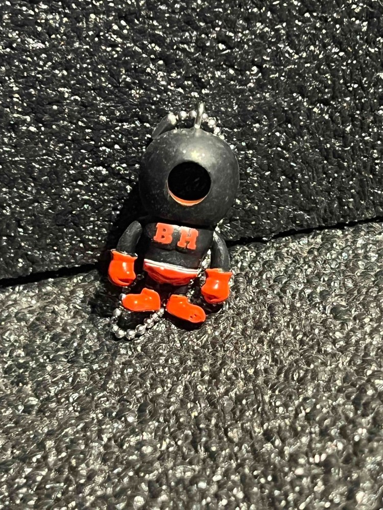 Kinnikuman Black Hole Figure Keychain Japan Anime Vintage Weekly Shonen Jump