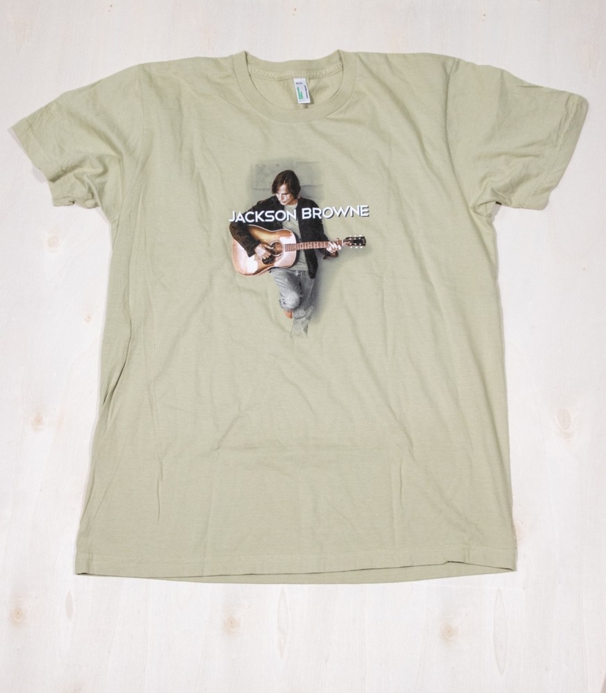 Jackson Browne T Shirt Mens Large American Apparel USA Made Band Graphic Tee