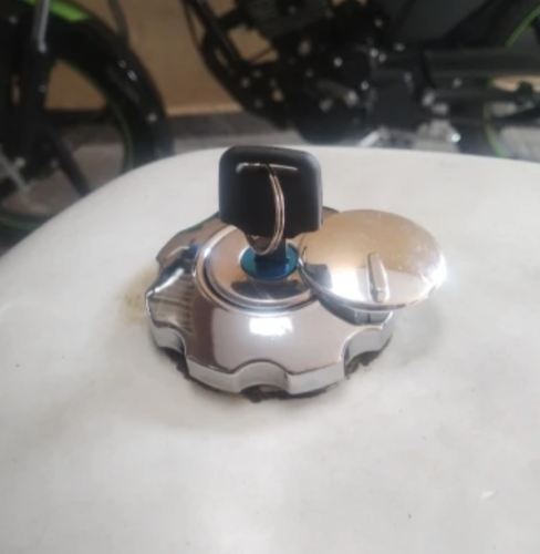 Universal Motorcycle Gas Tank Cap Cover Locking Kit Accessories Set