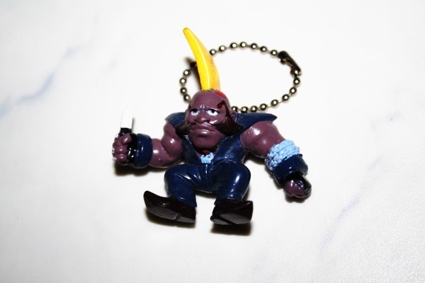 Street Fighter Birdie  Figure Keychain  CAPCOM Vinitage Anime Japan Rare