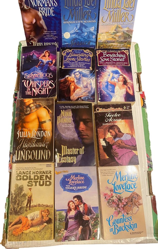 Historical Romance Book LOT of 12 Lovelace Horner Harlequin Avon Fiction Books
