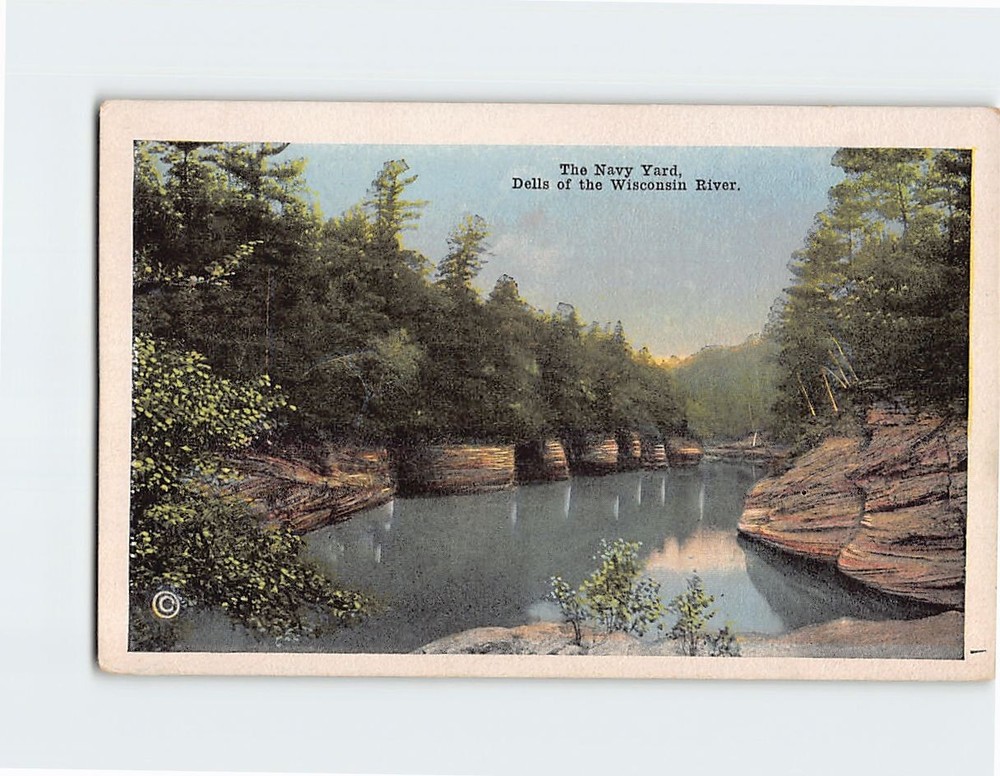 Postcard The Navy Yard Dells Of The Wisconsin River USA