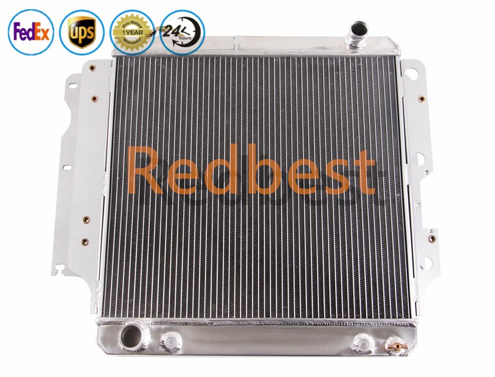 3 Row Aluminum Radiator For 1987-2006 Jeep Wrangler YJ TJ LJ Sport Utility I4 I6