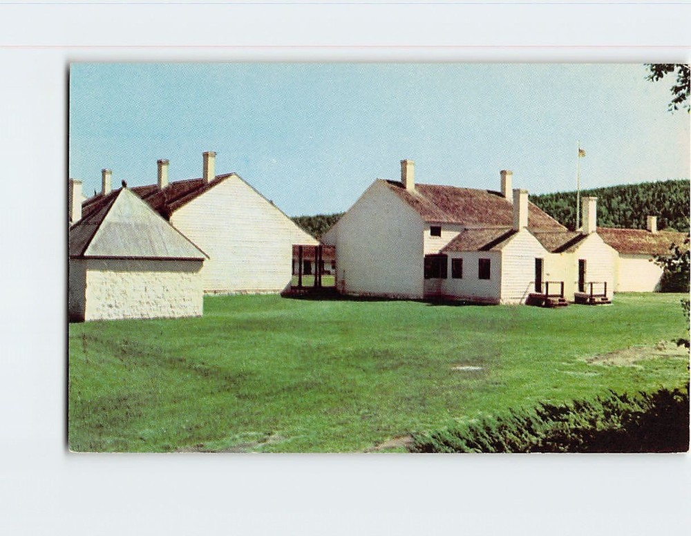 Postcard Old Fort Wilkens State Park Copper Harbor Michigan USA
