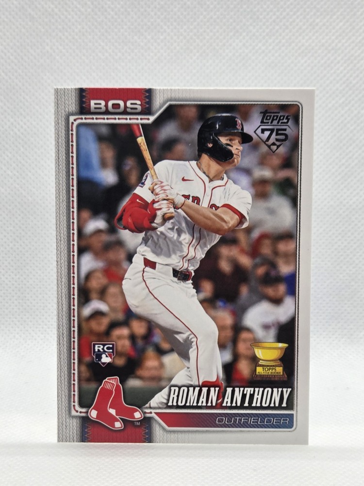 Roman Anthony 2026 Topps Series 1 189 Rookie Card Boston Red Sox
