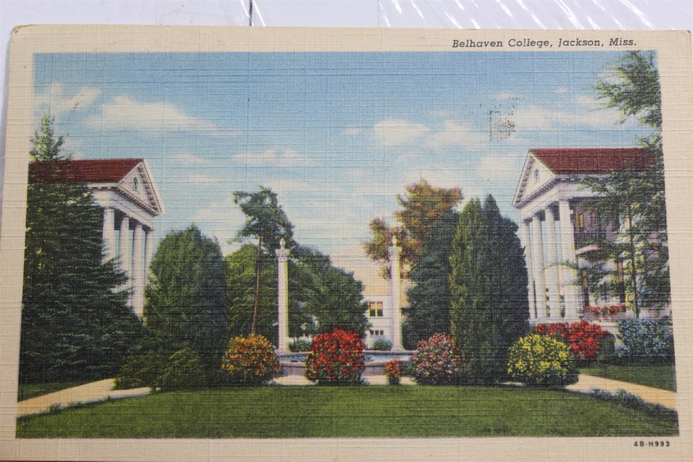 Mississippi MS Jackson Belhaven College Postcard Old Vintage Card View Standard