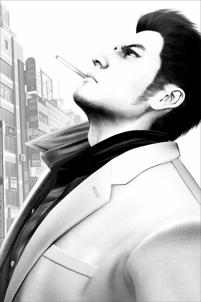 Yakuza 3 Kazuma Kiryu Console Wall Art Home Decor - POSTER 20x30