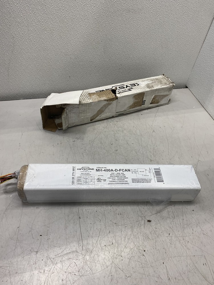 Keystone Metal Halide Ballast MH-400A-D-FCAN